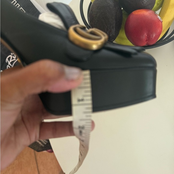 Gucci Black Platform Heels with Gold Accent - Picture 13 of 13